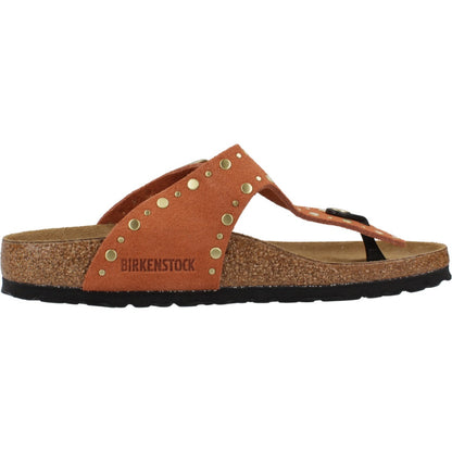 BIRKENSTOCK GIZEH RIVET BORDER en color DRKRST  (4)