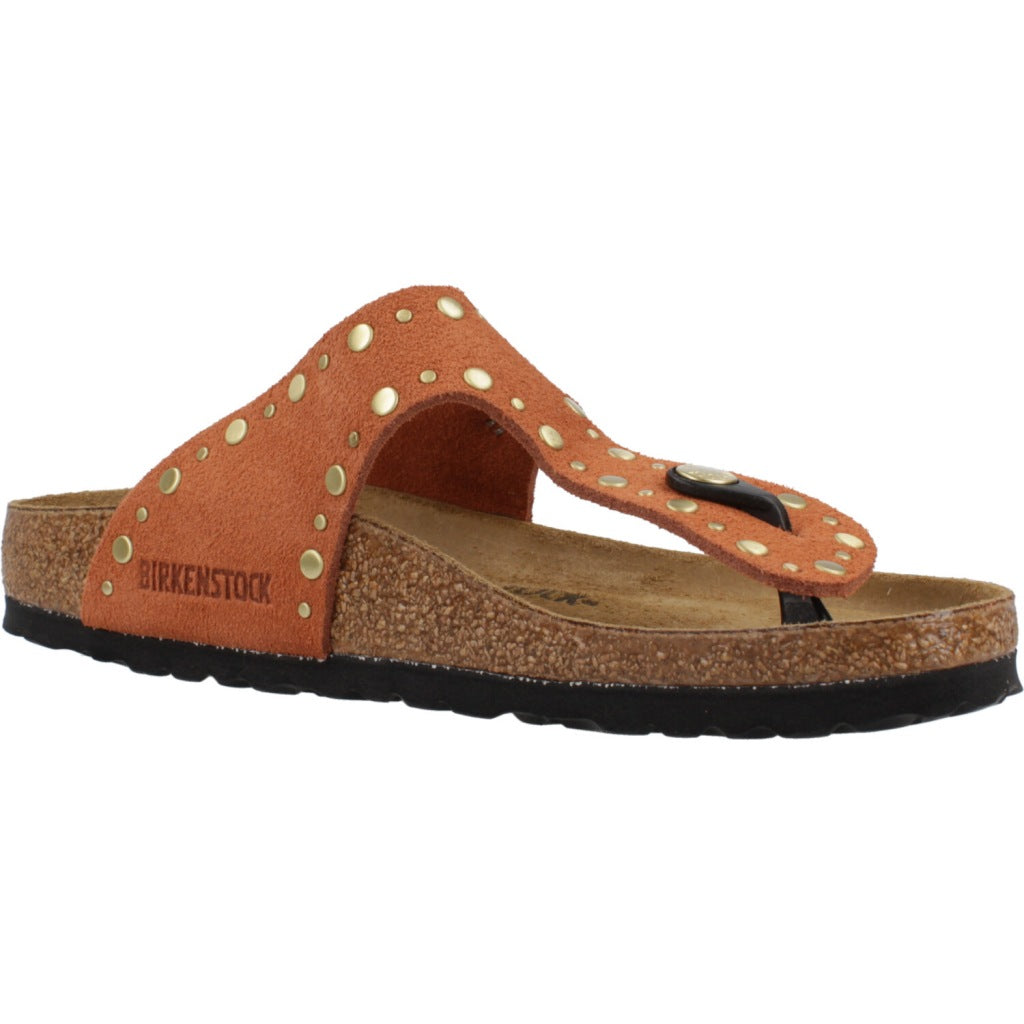 BIRKENSTOCK GIZEH RIVET BORDER en color DRKRST  (5)