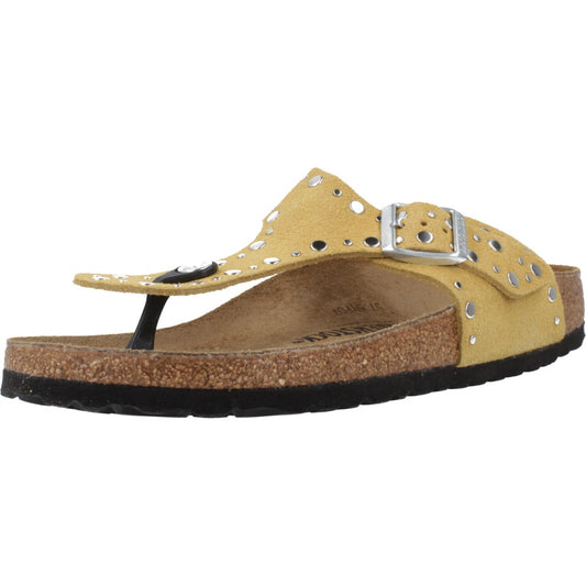 BIRKENSTOCK GIZEH RIVET BORDER en color OCHRE  (1)