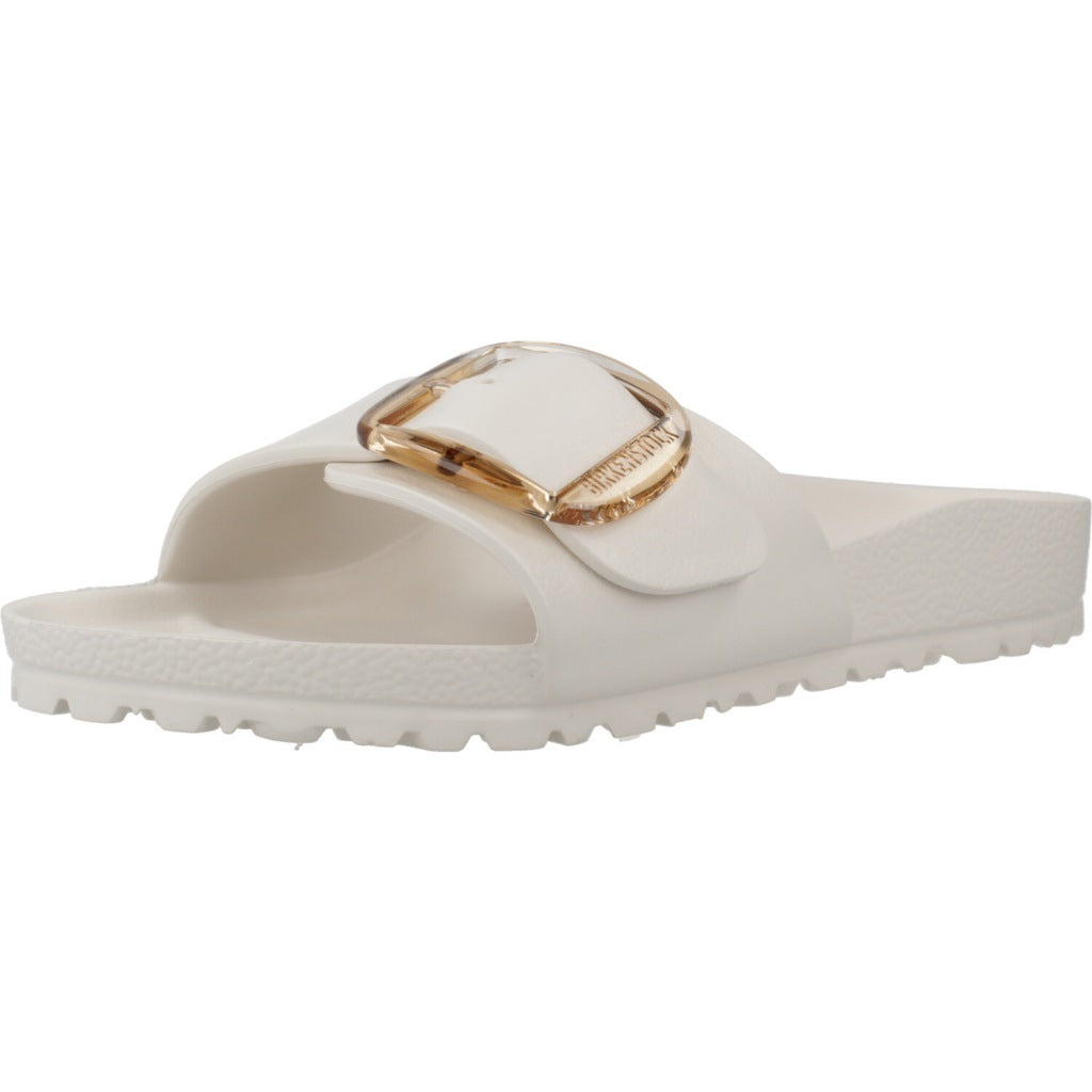 BIRKENSTOCK MADRID BIG BUCKLE EV en color EGGSHELL  (1)
