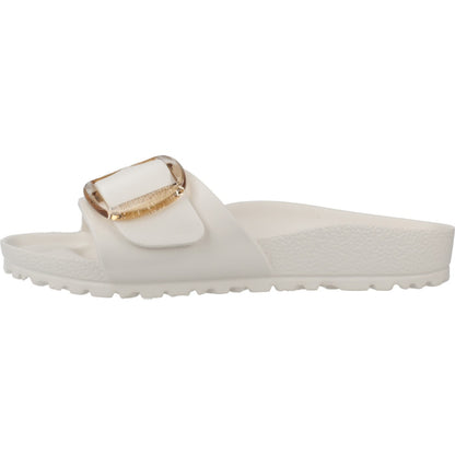 BIRKENSTOCK MADRID BIG BUCKLE EV en color EGGSHELL  (2)