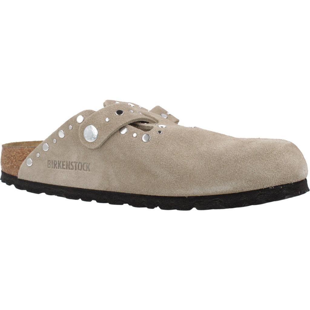 BIRKENSTOCK BOSTON RIVET BORDER en color TAUPE  (5)