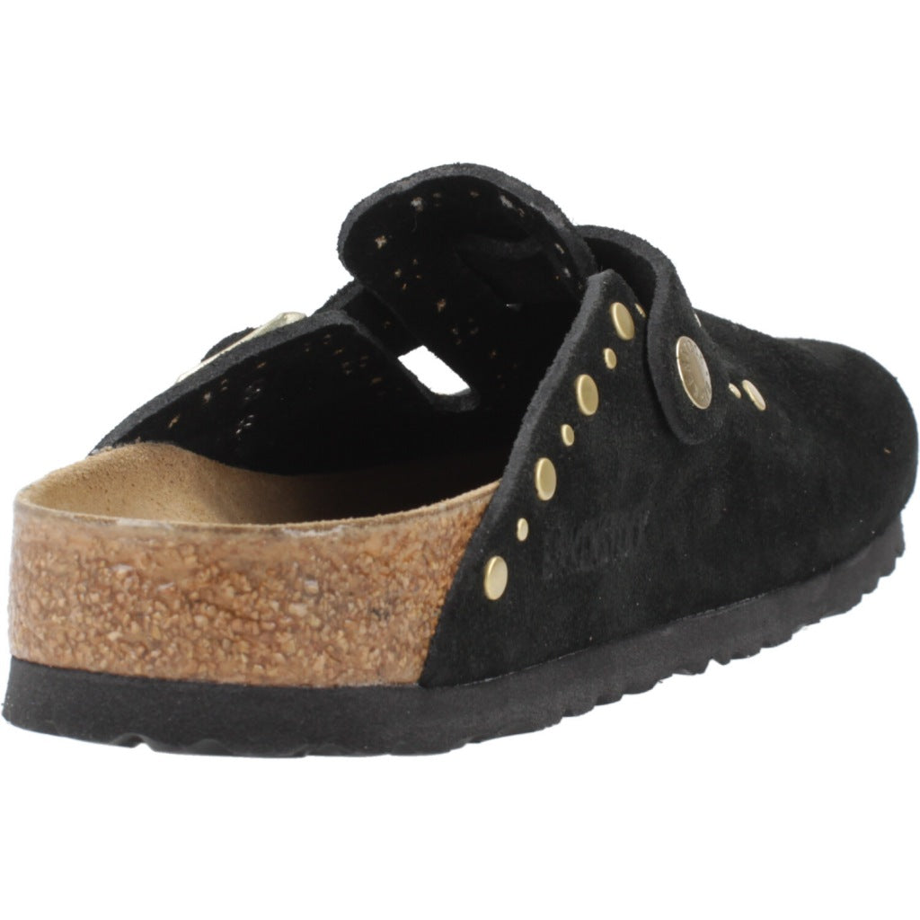 BIRKENSTOCK BOSTON RIVET BORDER en color BLACK  (3)