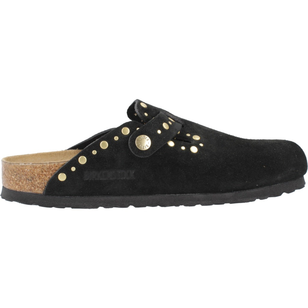 BIRKENSTOCK BOSTON RIVET BORDER en color BLACK  (4)