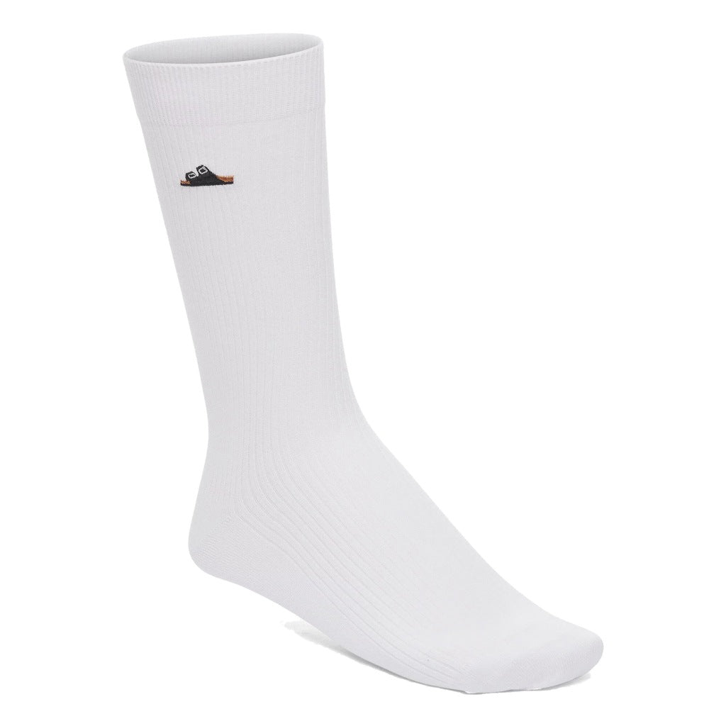 BIRKENSTOCK  COTTON RIBBED SOCKS en color WHITE  (3)