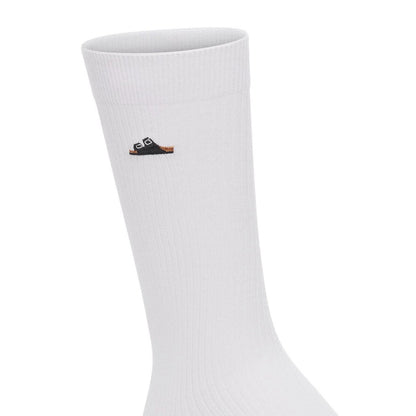 BIRKENSTOCK  COTTON RIBBED SOCKS en color WHITE  (4)
