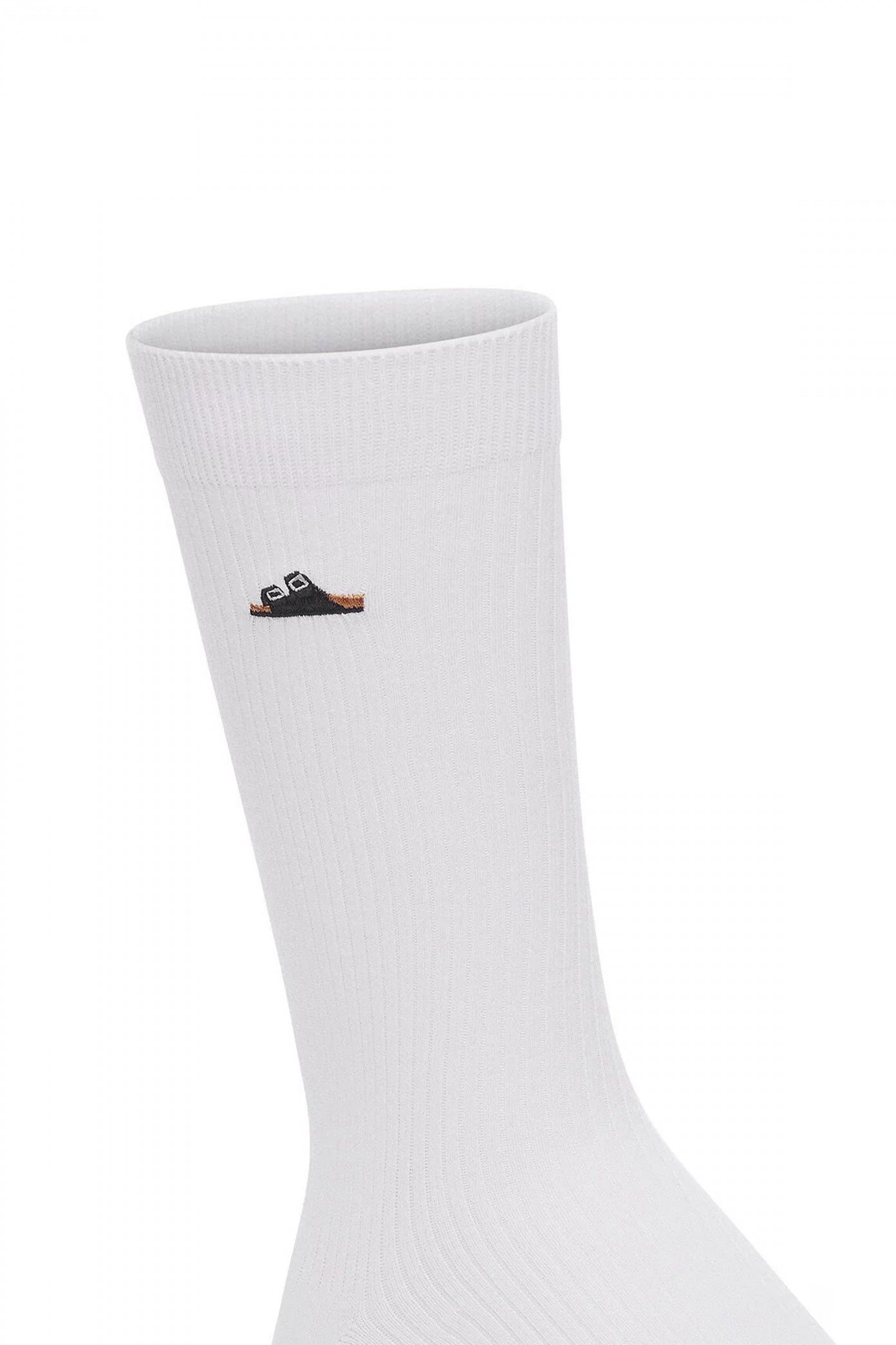 BIRKENSTOCK  COTTON RIBBED SOCKS en color WHITE  (2)