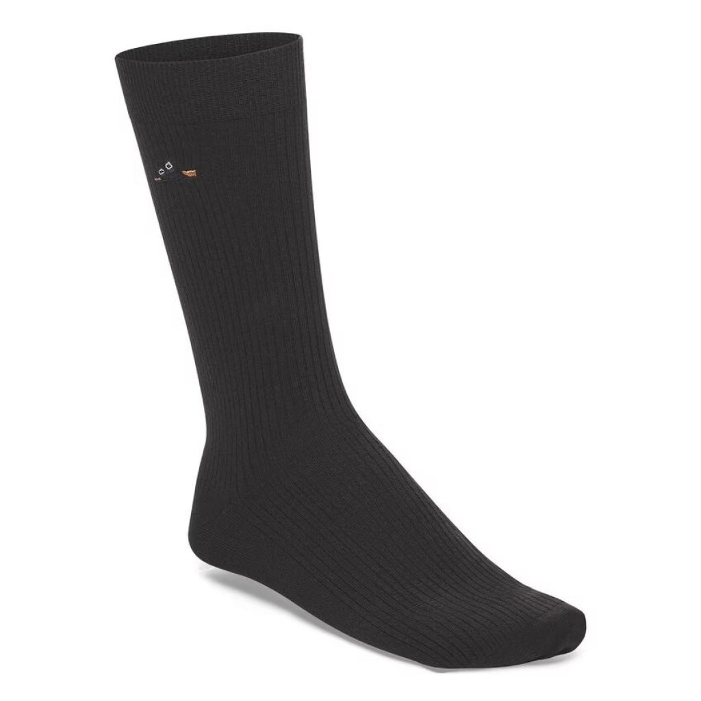 BIRKENSTOCK COTTON RIBBED SOCKS en color BLACK  (3)