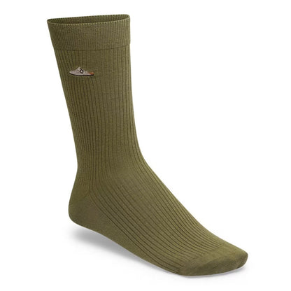 BIRKENSTOCK COTTON RIBBED SOCKS en color PINGRN  (3)