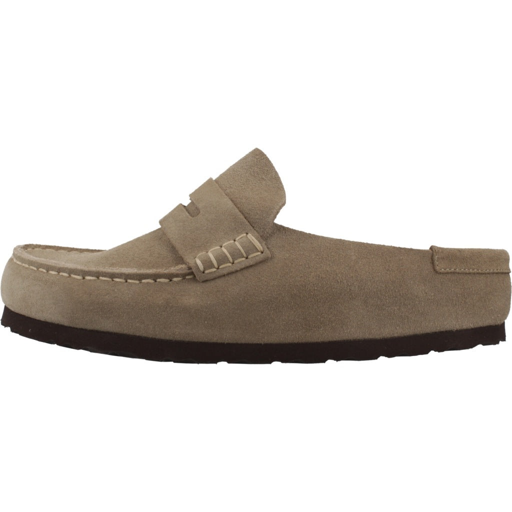 BIRKENSTOCK NAPLES WRAPPED SUEDE en color TAUPE  (2)
