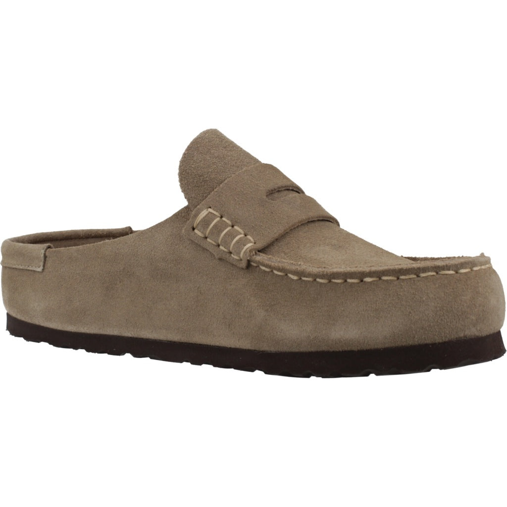 BIRKENSTOCK NAPLES WRAPPED SUEDE en color TAUPE  (5)