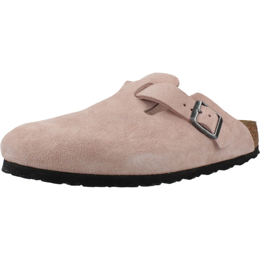 BIRKENSTOCK BOSTON SUEDE LEATHER en color PNKCLY  (1)