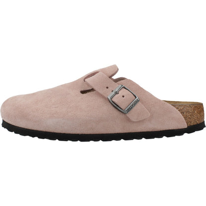 BIRKENSTOCK BOSTON SUEDE LEATHER en color PNKCLY  (2)