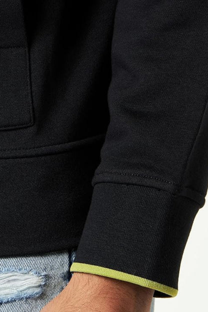 BLAUER FELPA APERTA CAPPUCC en color   (5)