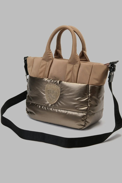 BLAUER POLYESTER NYLON TOTE en color BEI  (1)