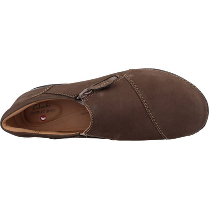 CLARKS APPLEY ZIP en color TAUPE  (7)