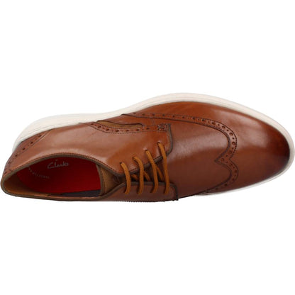 CLARKS DENNET WING en color DKTAN  (7)