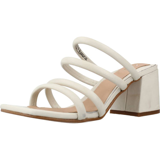 CLARKS SHEER MULE en color WHITE  (1)
