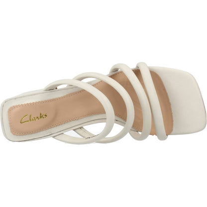 CLARKS SHEER MULE en color WHITE  (7)