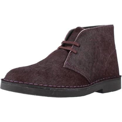 CLARKS DESERT BOOT  en color BURGUNDY  (1)