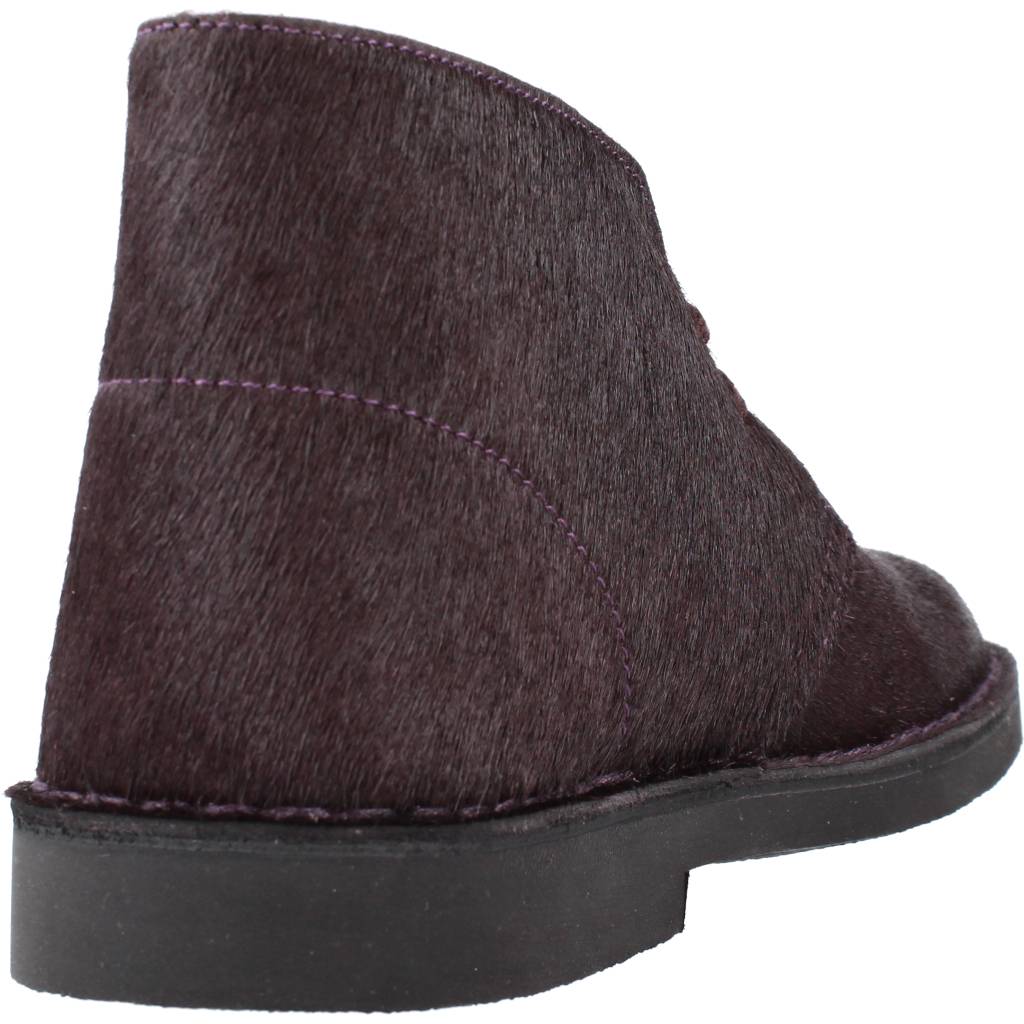 CLARKS DESERT BOOT  en color BURGUNDY  (3)