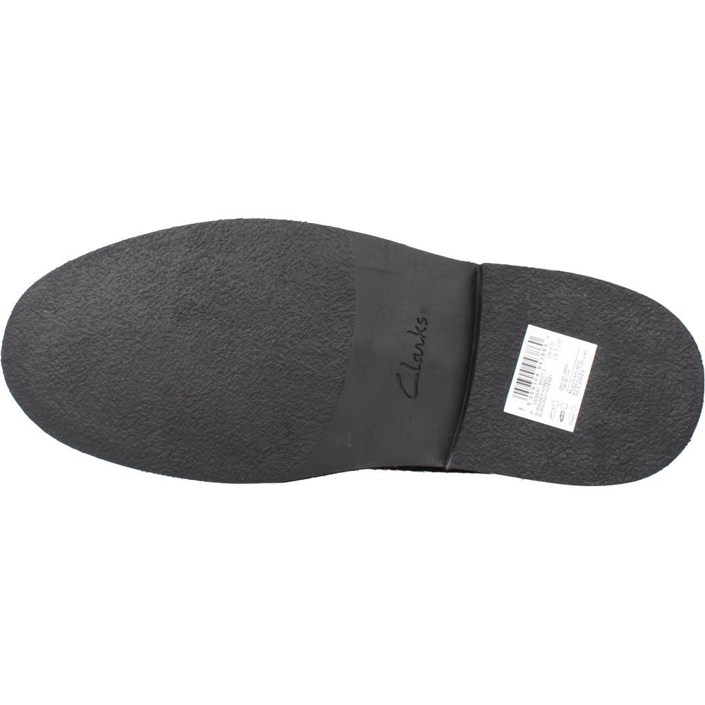 CLARKS DESERT BOOT  en color BURGUNDY  (6)