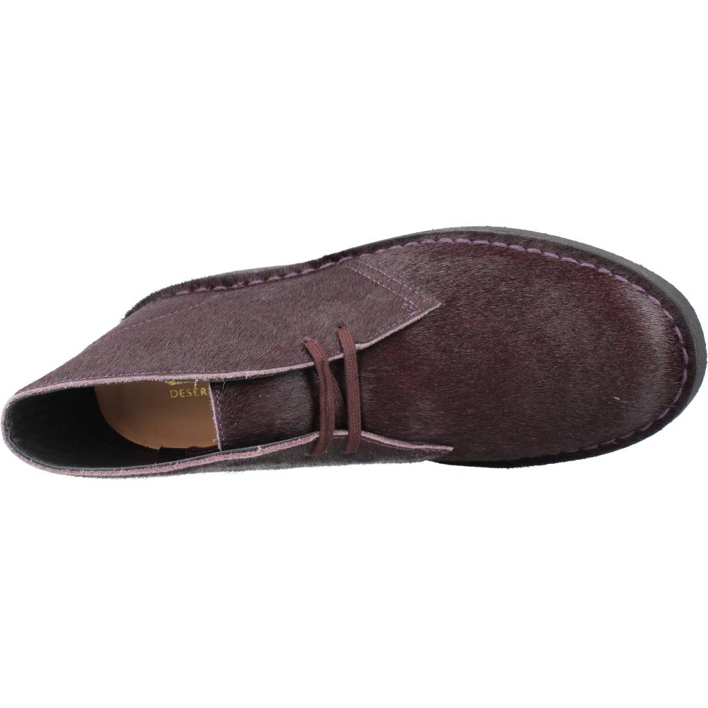CLARKS DESERT BOOT  en color BURGUNDY  (7)