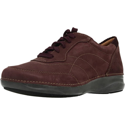 CLARKS APPLEY TIE en color BURGUNDY  (1)