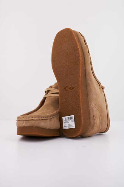 CLARKS WALLABEEEVOBT en color DRKSND  (5)