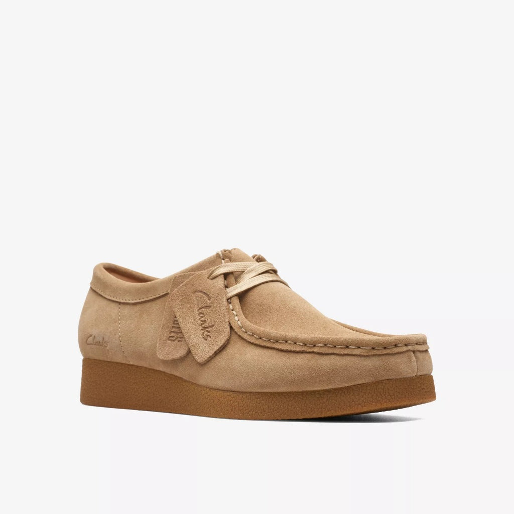 CLARKS WALLABEE EVO SHOE en color DRKSND  (2)