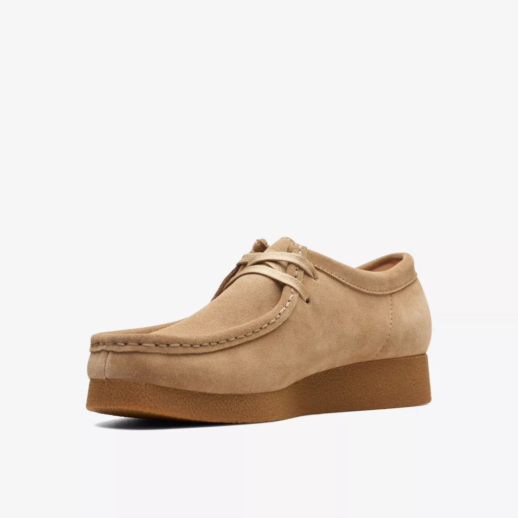 CLARKS WALLABEE EVO SHOE en color DRKSND  (4)