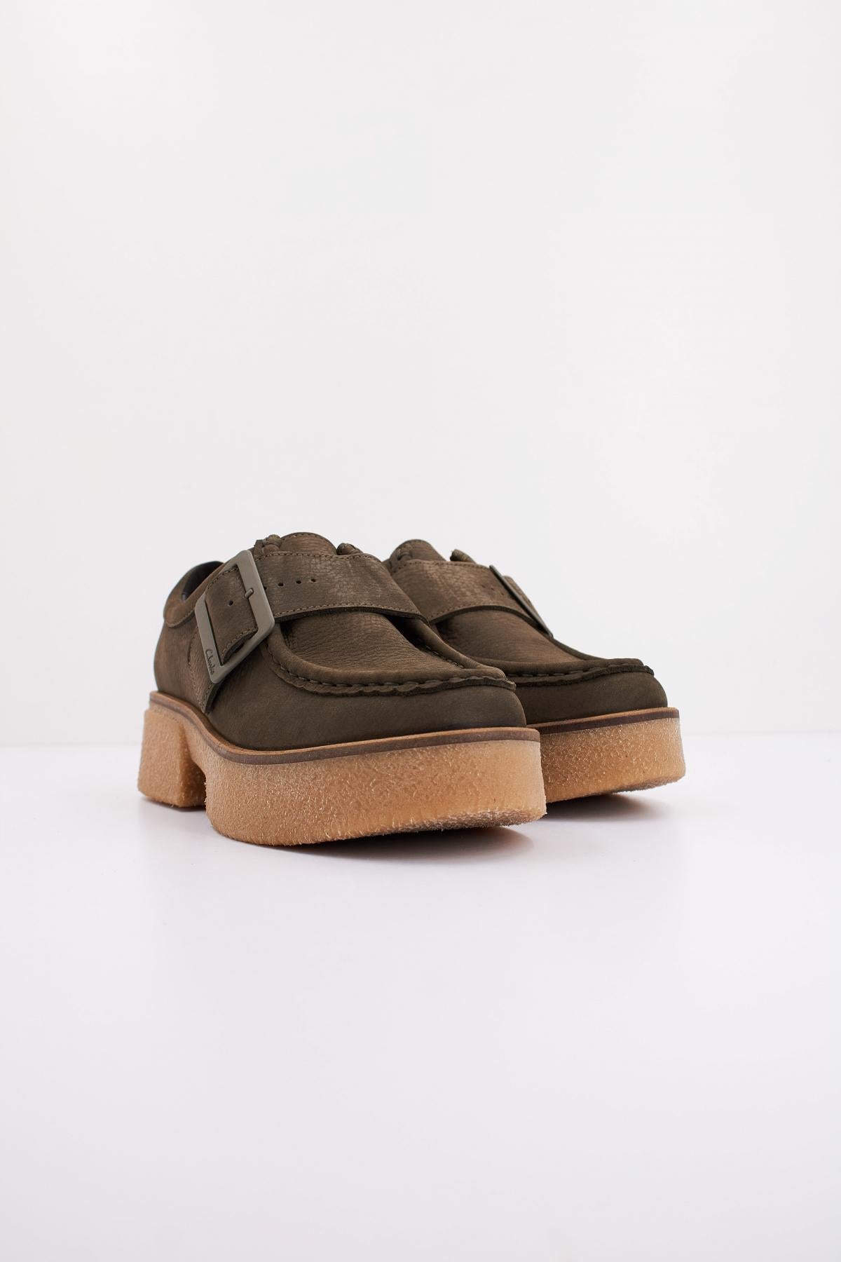 CLARKS LINOSO MONK en color DRKGRN  (2)