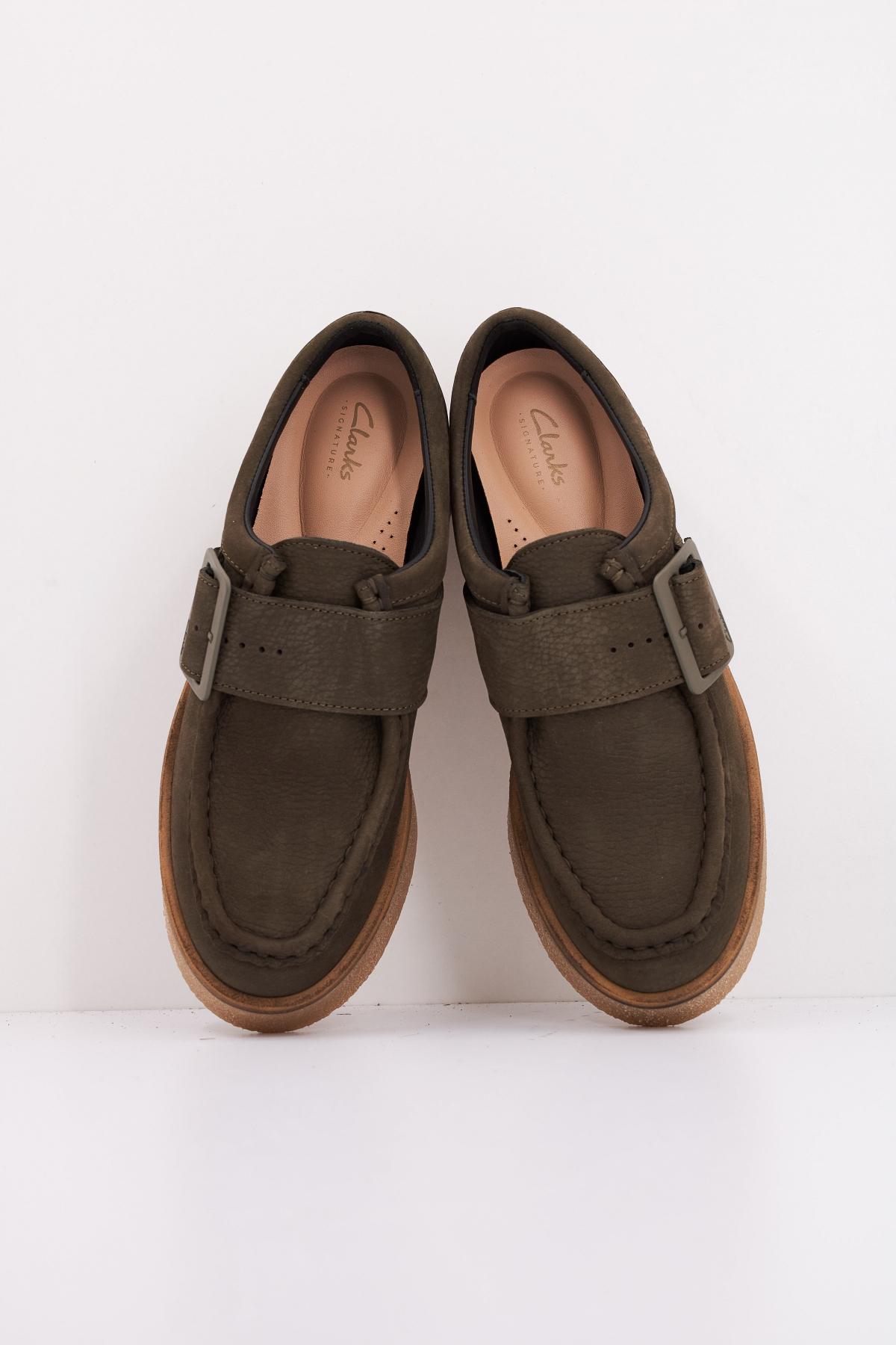 CLARKS LINOSO MONK en color DRKGRN  (3)