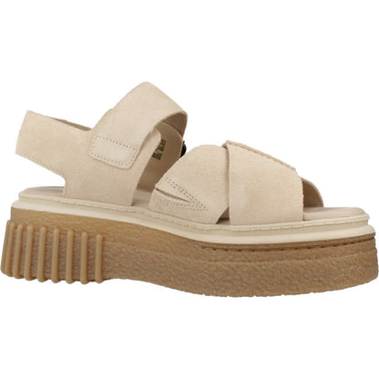 CLARKS EVAMAR WISH en color ECRU  (5)
