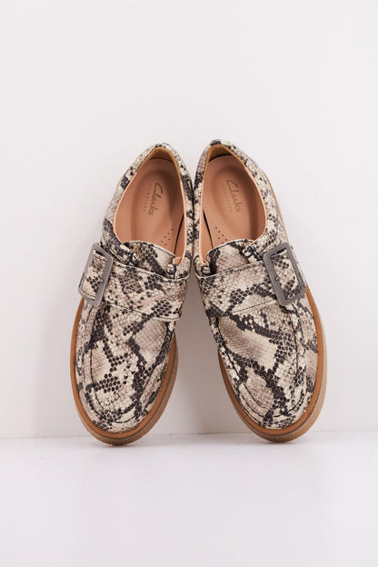 CLARKS LINOSO MONK en color GREYSNAKE  (3)