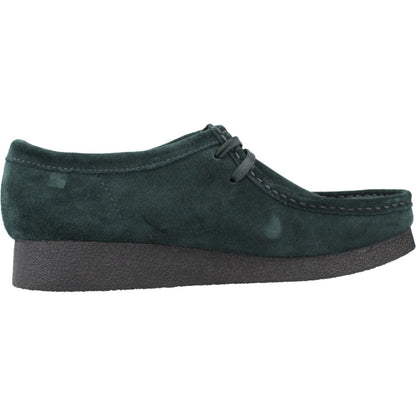 CLARKS  WALLABEE EVO SH  en color DRKGRN  (4)