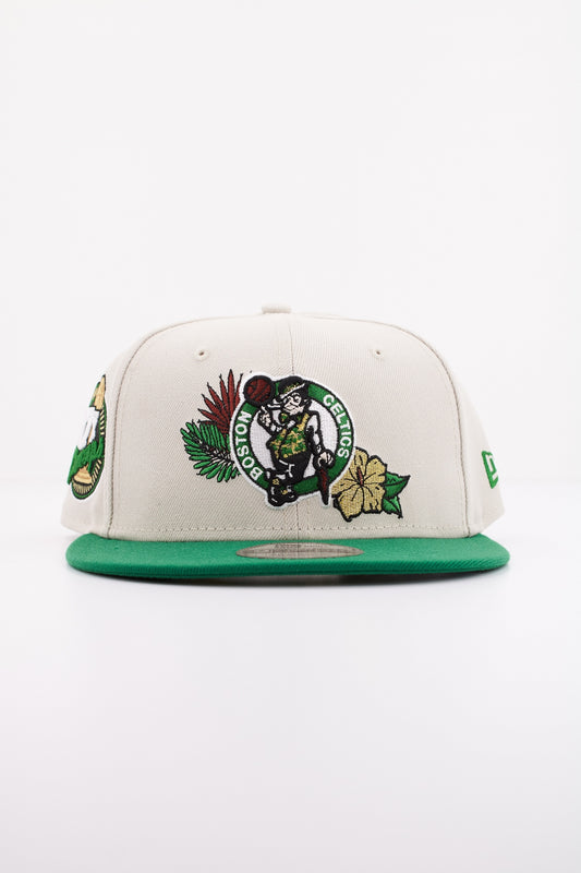 NEW ERA NBA FLORAL FIFTY BO en color LGHTBEIGE  (1)