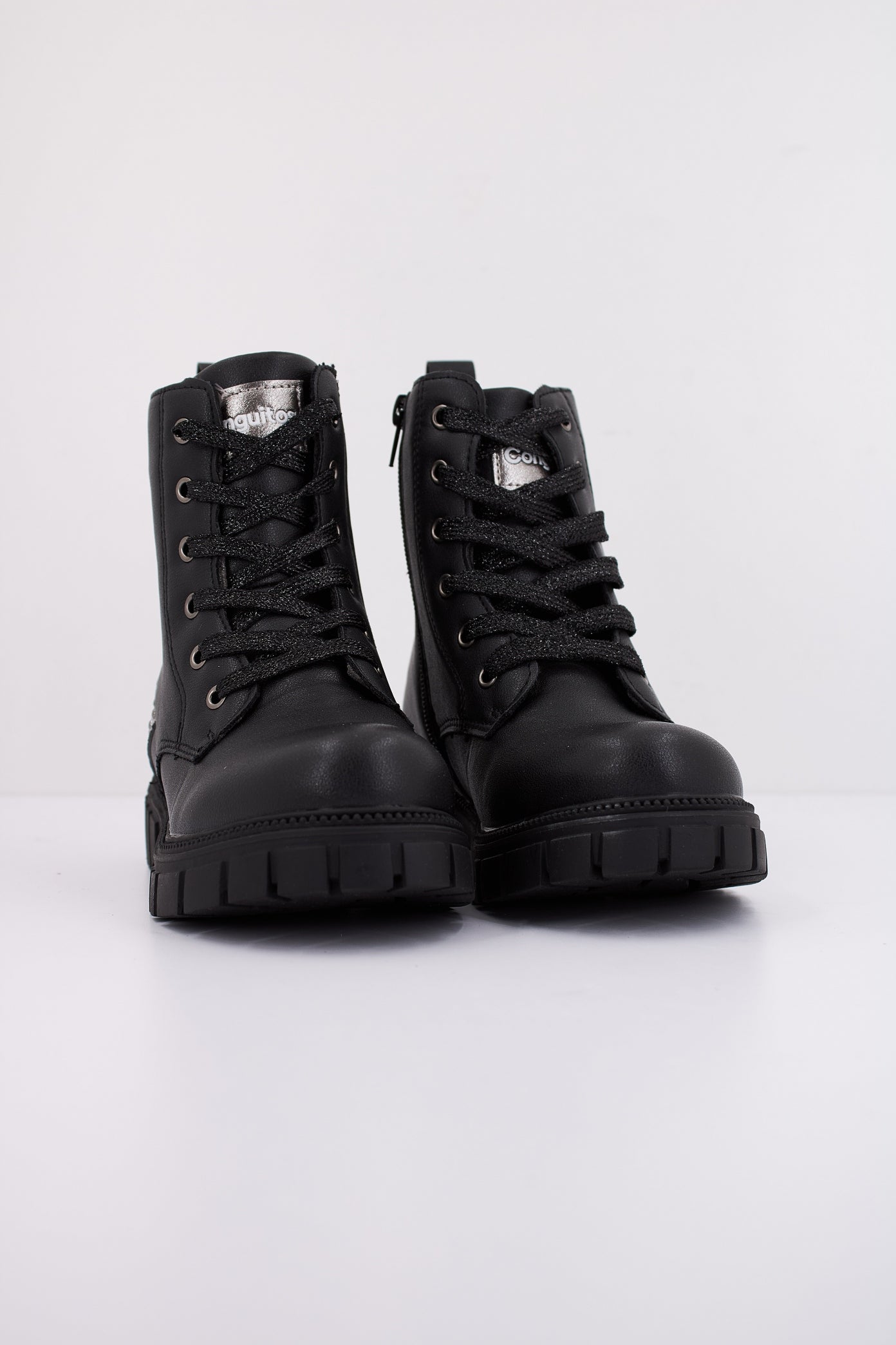 CONGUITOS BOOTS STAR LACES en color BLACK  (2)