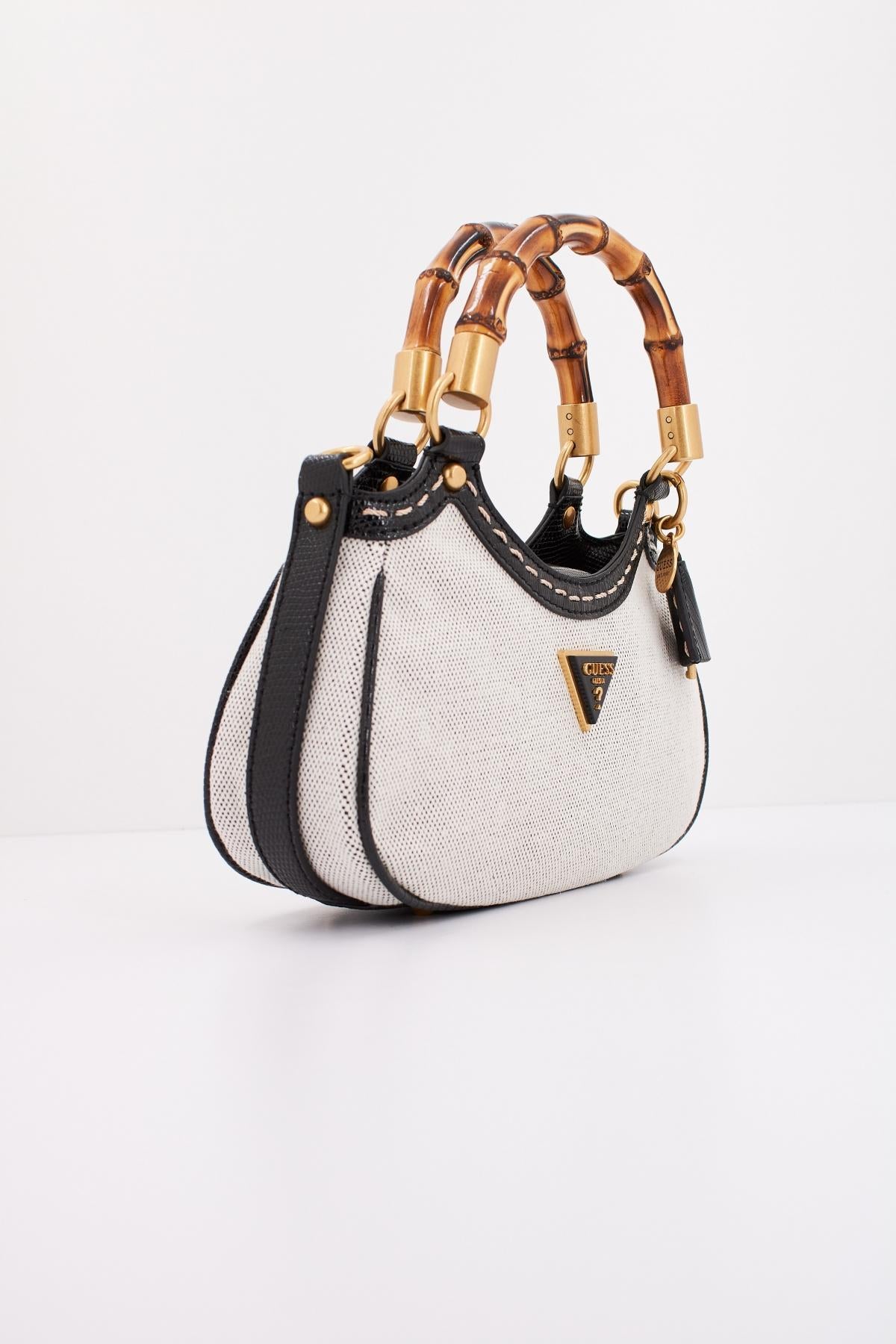 GUESS ZABRY MINI SATCHEL en color BLA  (2)