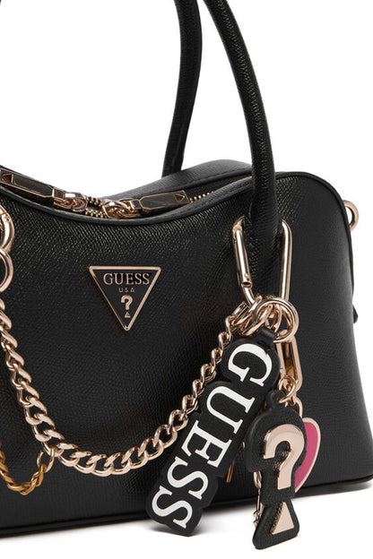 GUESS DAVINA SATCHEL en color BLA  (5)