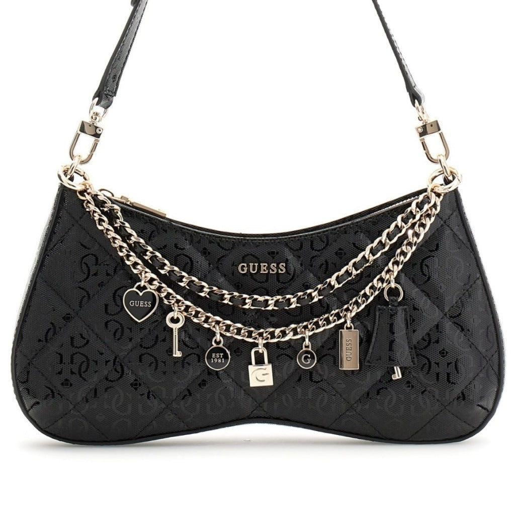 GUESS  LIBBY SHOULDER BAG  en color BLA  (3)
