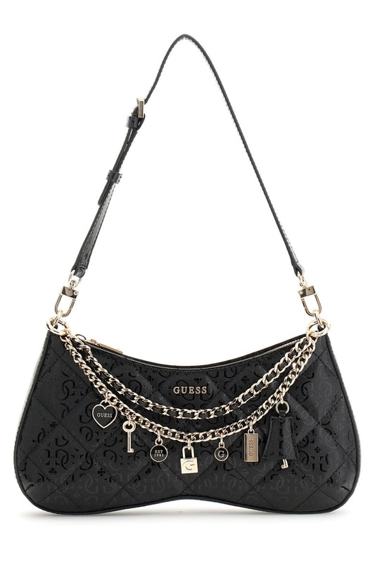 GUESS  LIBBY SHOULDER BAG  en color BLA  (1)