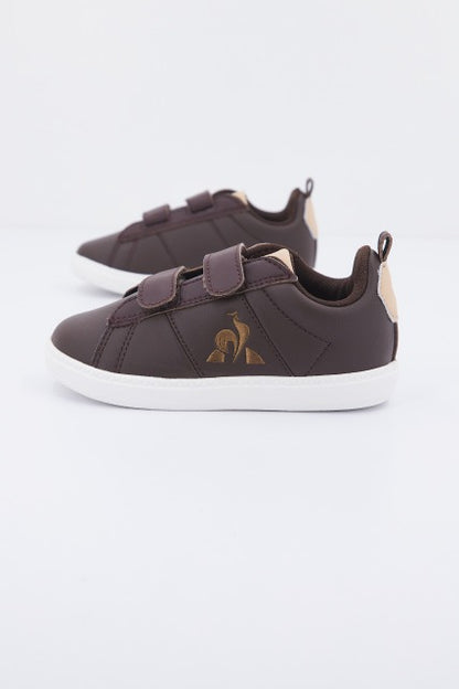 LE COQ SPORTIF COURTCLASSIC INF en color CHOCBROWN  (2)
