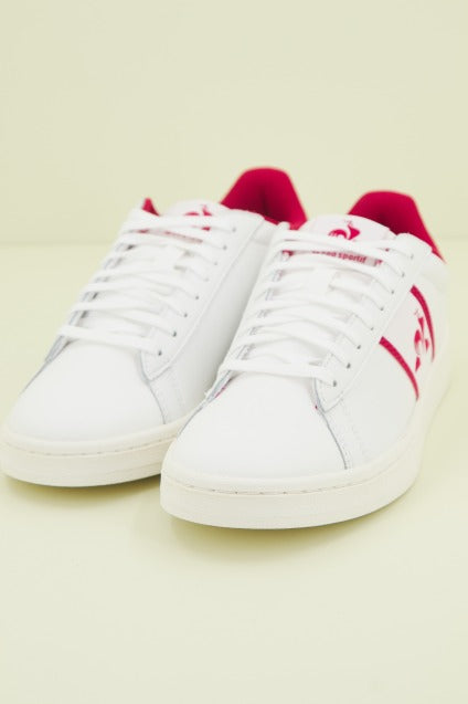 LE COQ SPORTIF L CLASSIC SOF en color WHTCERISE  (2)