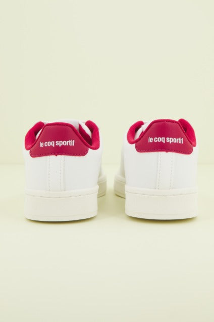 LE COQ SPORTIF L CLASSIC SOF en color WHTCERISE  (3)
