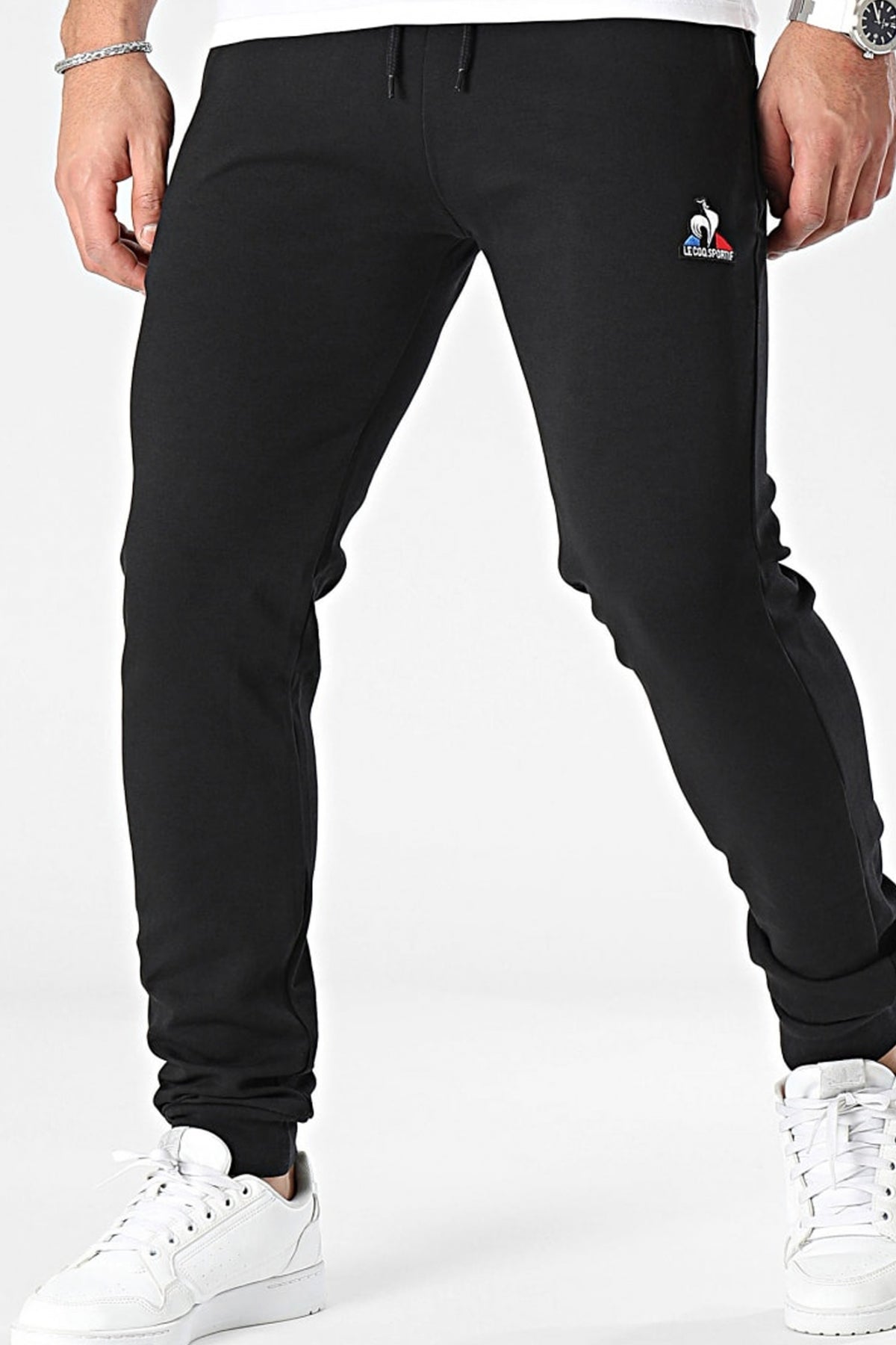 LE COQ SPORTIF ESS PANT SLIM N en color BLACK  (1)