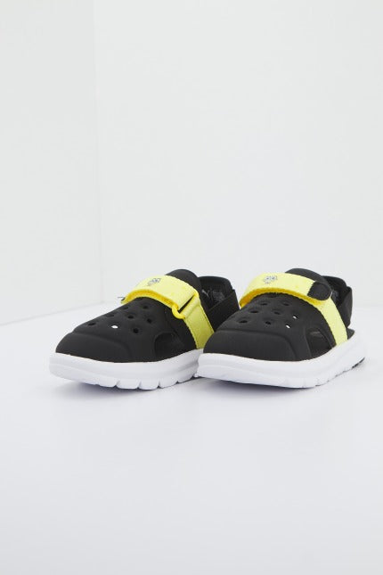 PUMA EVOLVE SANDAL S en color BLACK  (1)