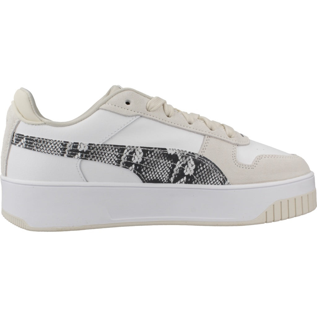 PUMA CARINA STREET SNAKE en color WHBKSN  (4)