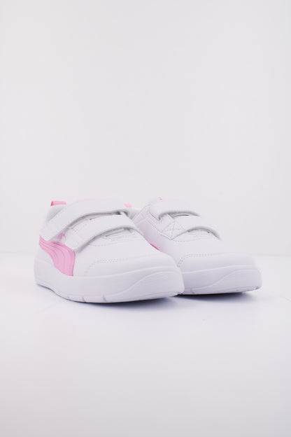 PUMA  COURTFLEX V V PS en color WHITE  (2)