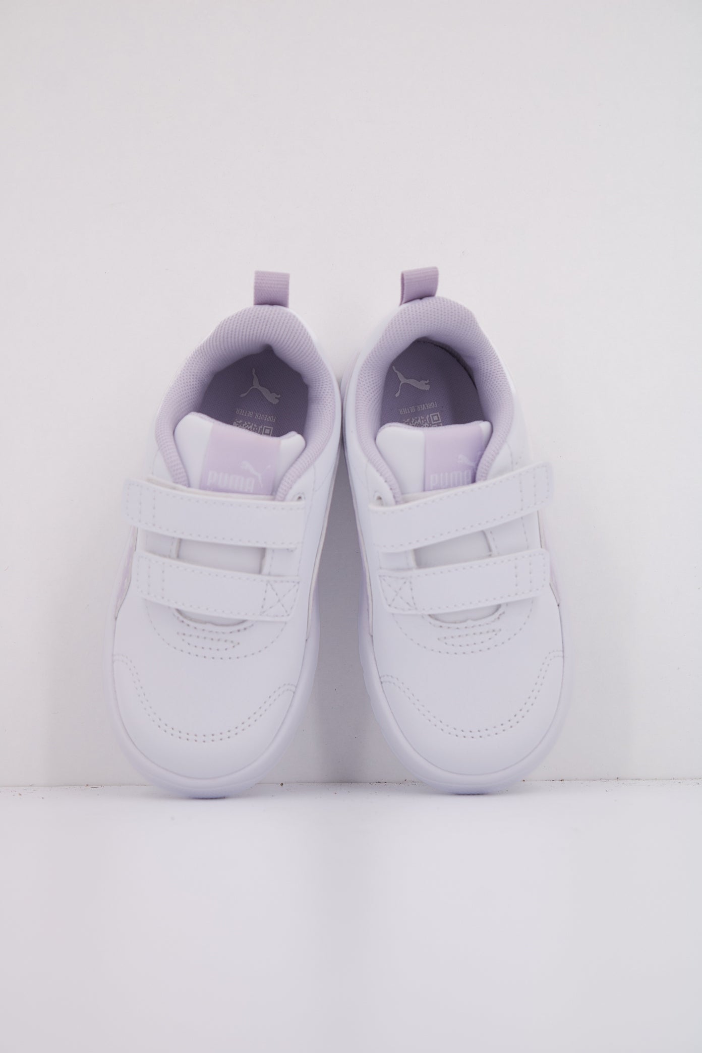 PUMA COURTFLEX V DOTTY V en color WHITE  (3)